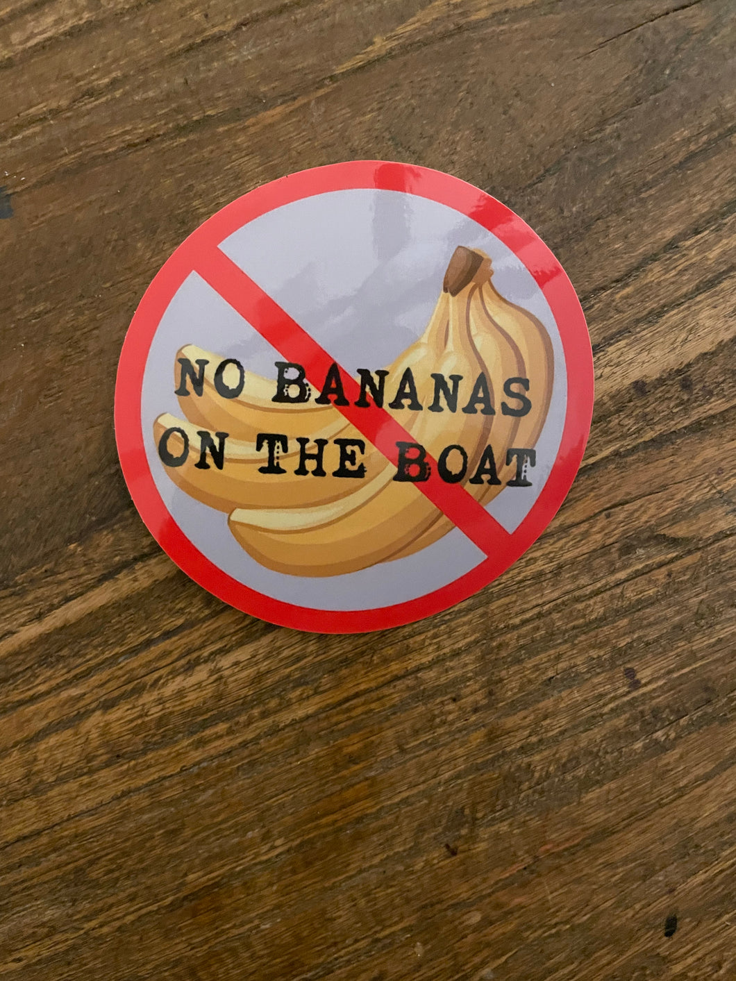 No Bananas On The Boat